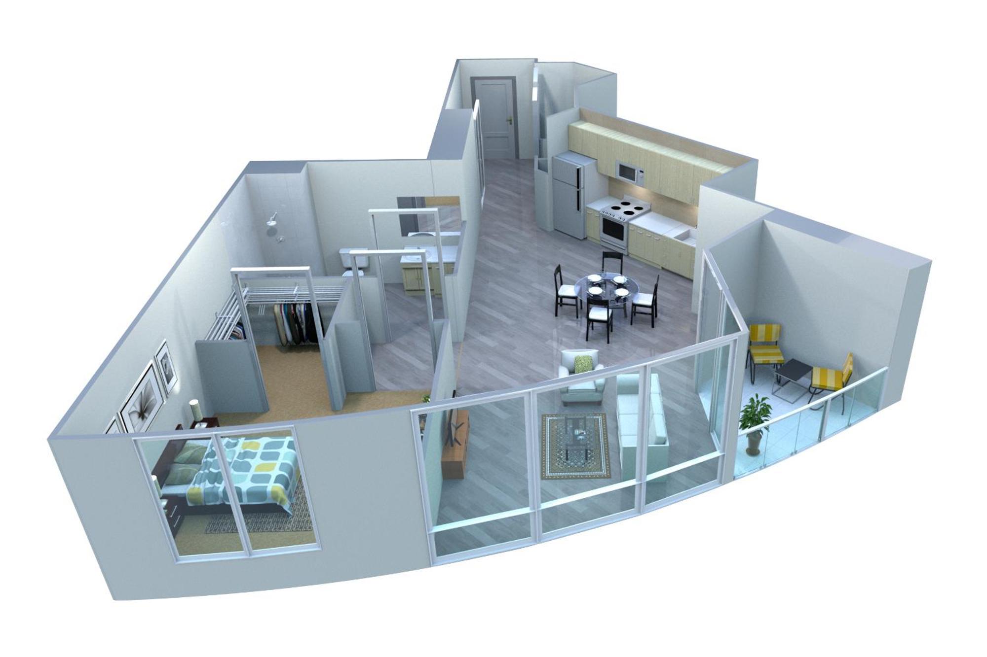 Placemakr Premier Sobro ناشفيل المظهر الخارجي الصورة 3D floor plan